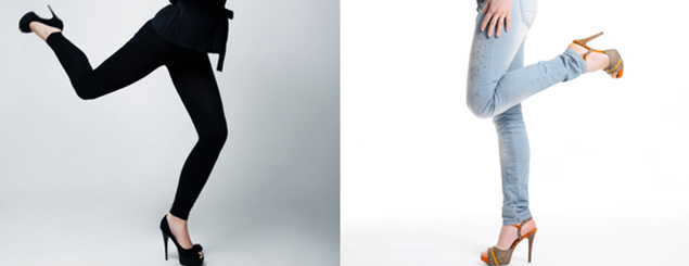 Leggings vs. Jeans