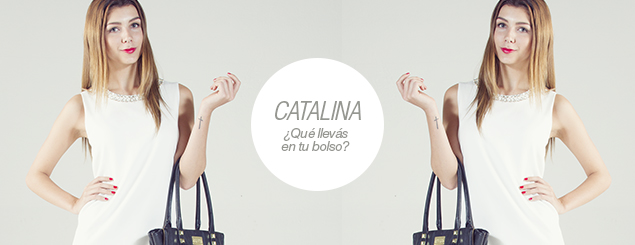Catalina, ¿qué llevás en tu bolso?