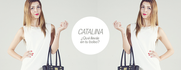 Catalina, ¿qué llevás en tu bolso?