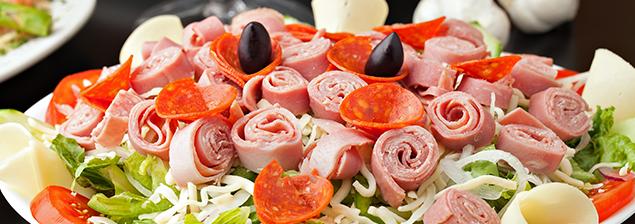 Supermega ENSALADA de jamón de pavo