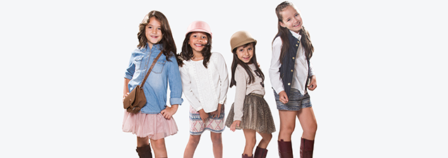 Unas chiquititas muy fashion