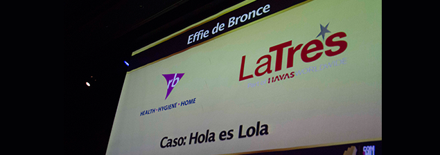 Anoche nos ganamos un premio Effie