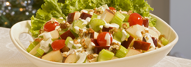 Ensalada de manzana y nueces