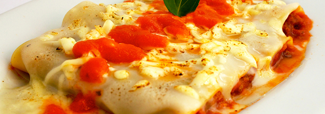 Canelones de carne molida premiun