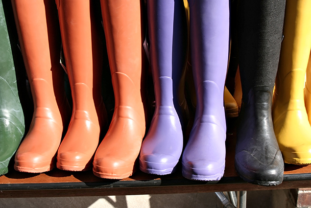 botas de lluvia