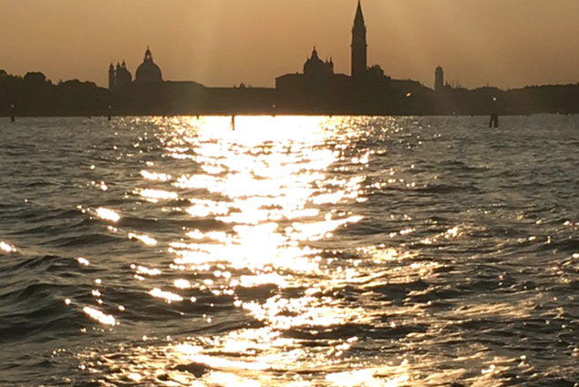 venecia atardecer