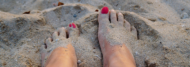 Los penosos hongos de los pies